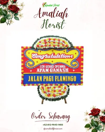 Bunga Papan Congratulation di Penyengat Rendah